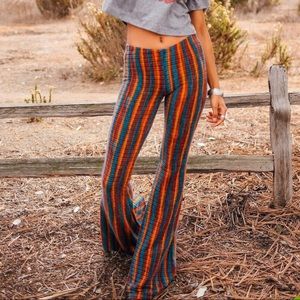 Rainbow Striped Flare Bells